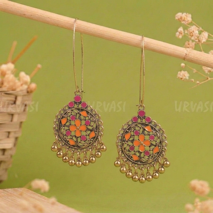 Long Hook Closure Hanging Earrings E1305