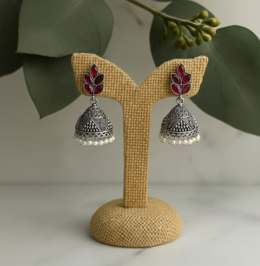 Oxidised Earrings E170