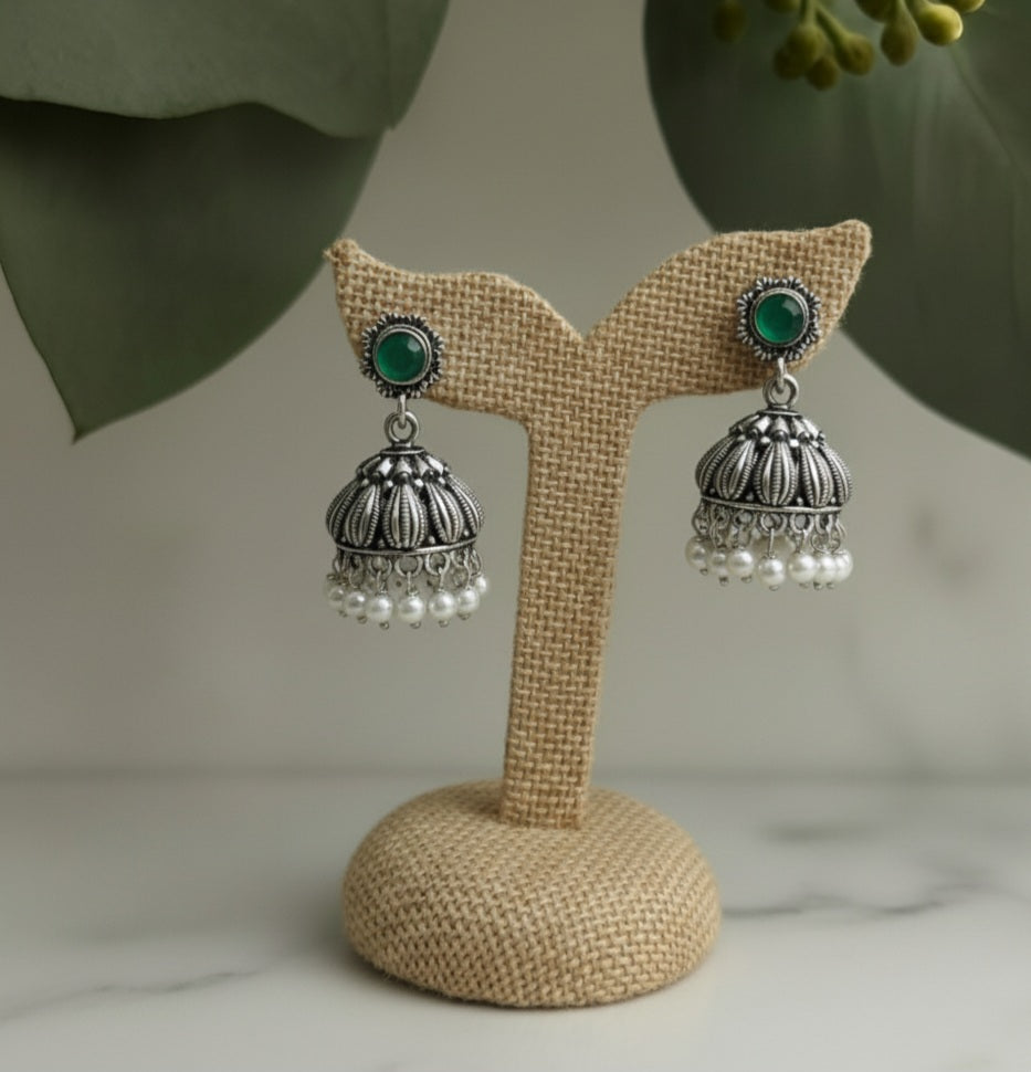 Oxidised Earrings E168