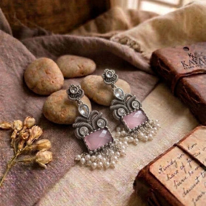 Oxidised Earrings E1159