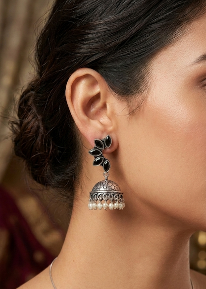 Oxidised Earrings E1197