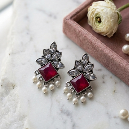 Oxidised Earrings E1269