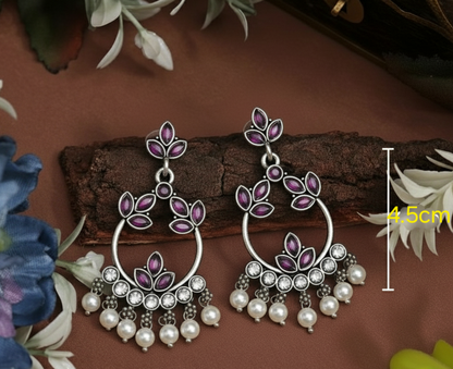 Oxidised Earrings E166