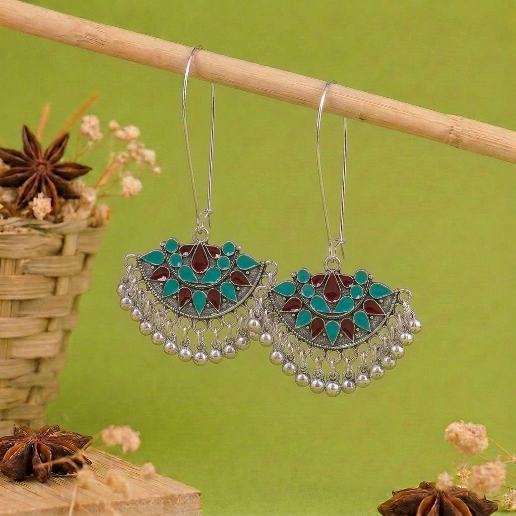 Long Hook Closure Hanging Earrings E1306