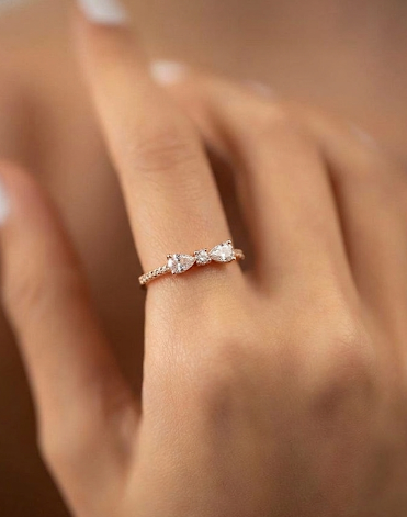 Finger Ring FR89[Rose Gold]