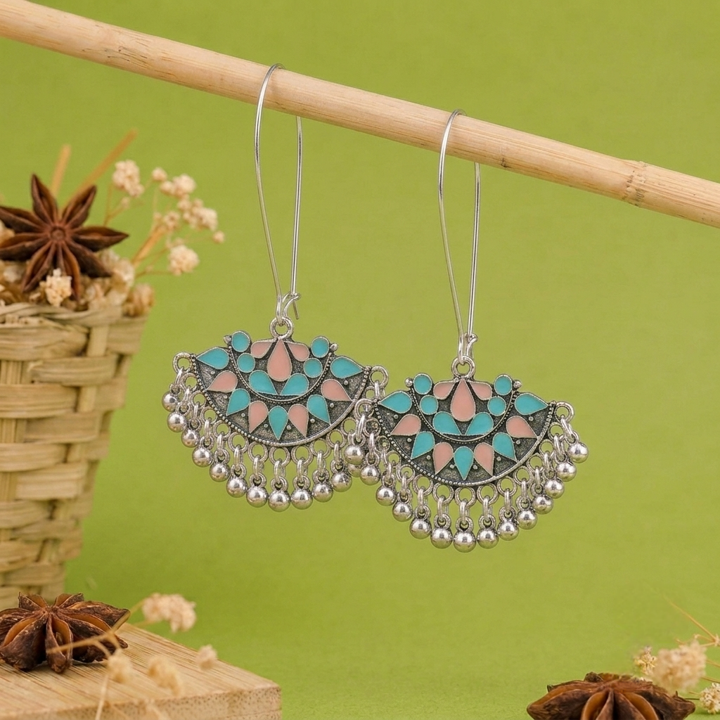 Long Hook Closure Hanging Earrings E1306