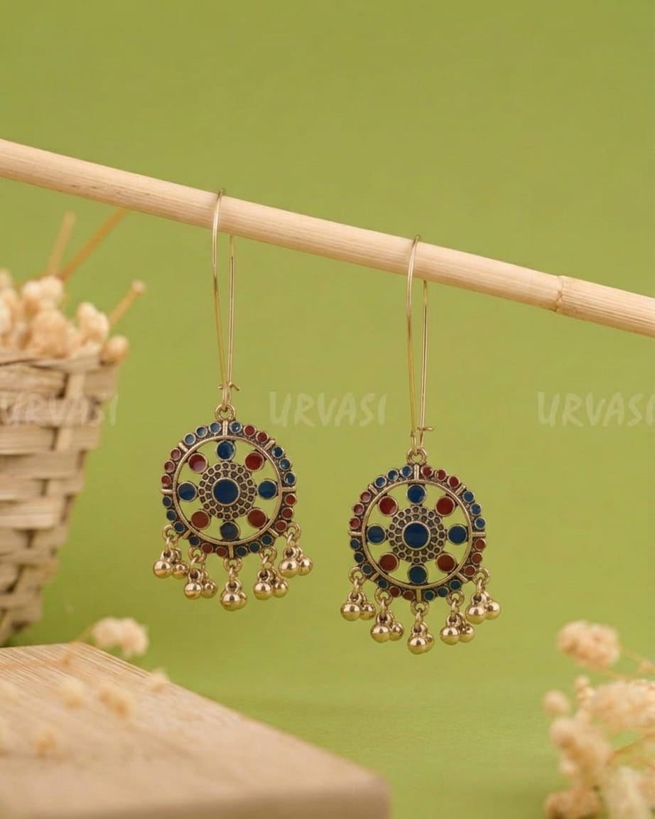 Long Hook Closure Hanging Earrings E1307