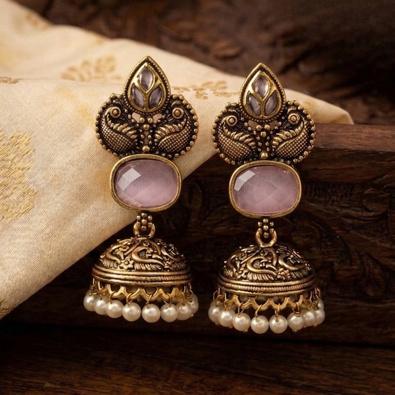 Fancy Jumkha Earrings E900