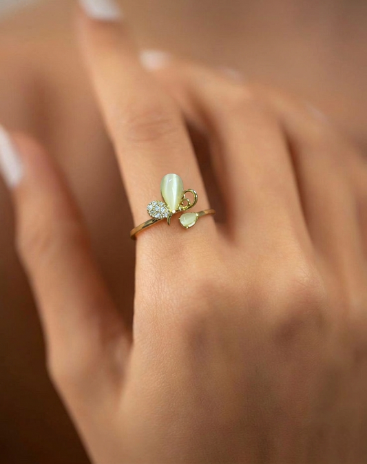 Finger Ring FR85[Anti-tarnished]