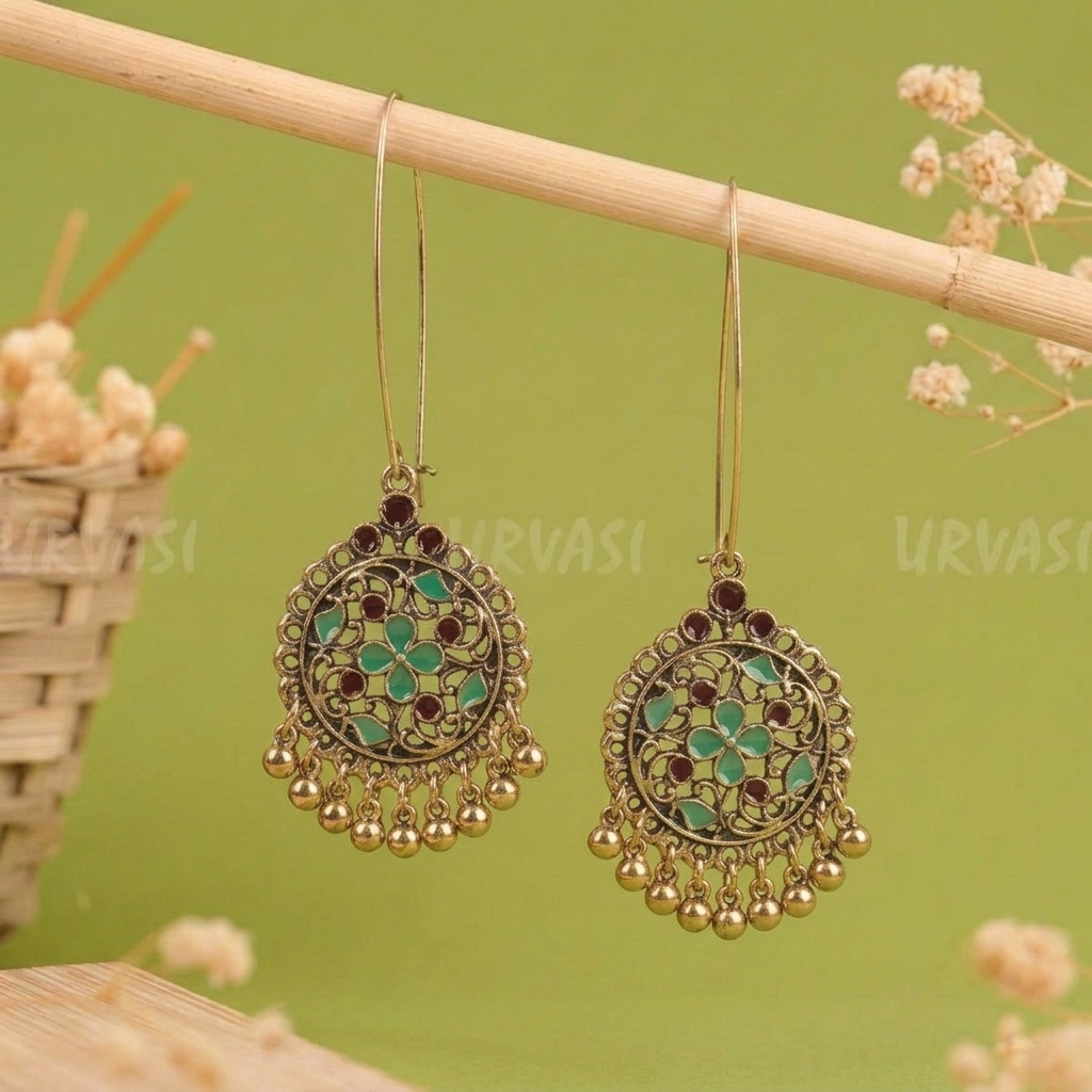 Long Hook Closure Hanging Earrings E1305