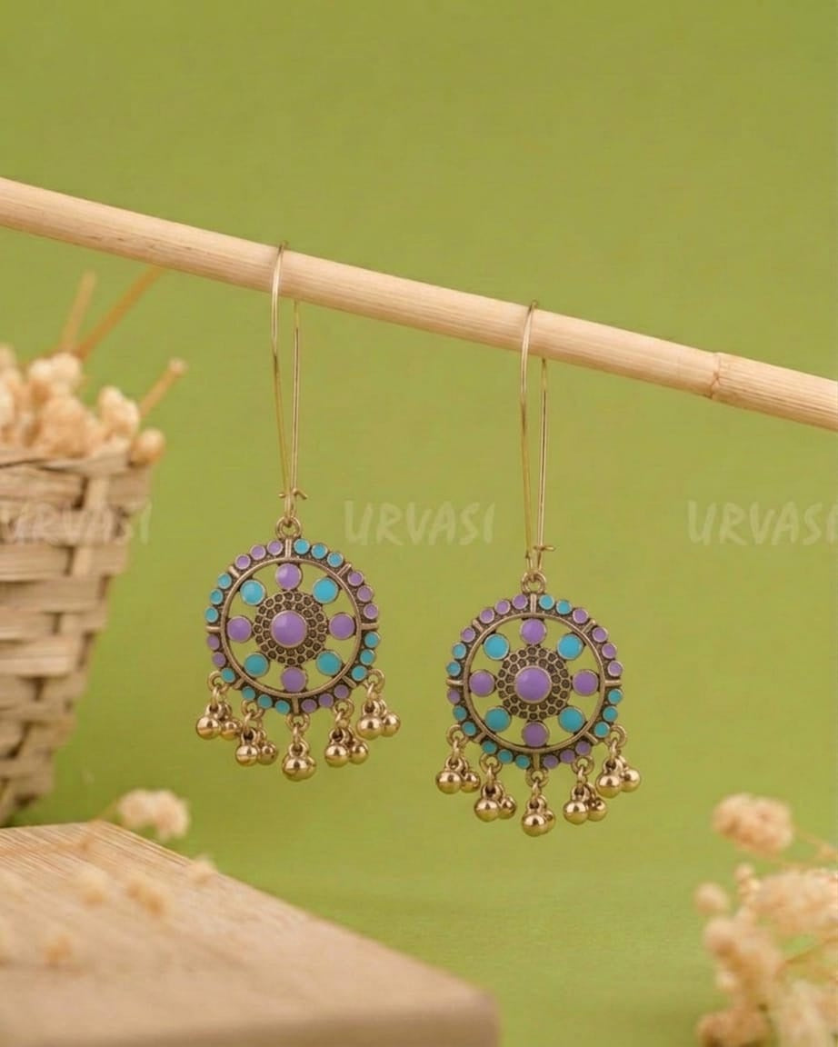 Long Hook Closure Hanging Earrings E1307