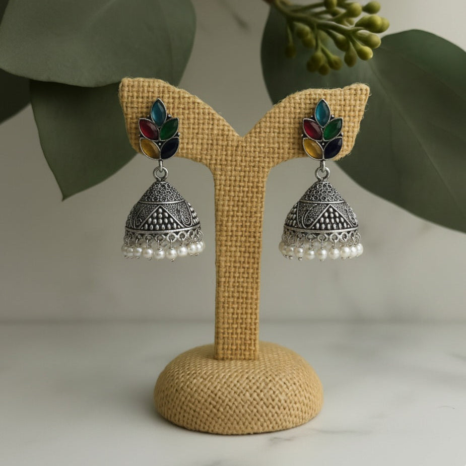 Oxidised Earrings E170