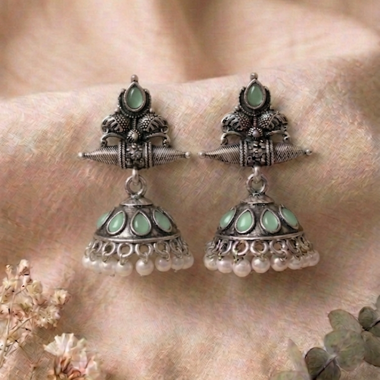 Oxidised Earrings E1194