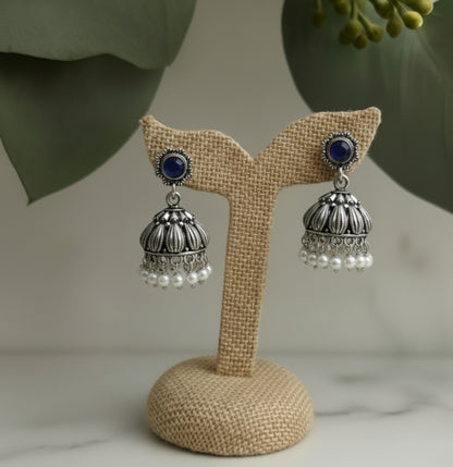 Oxidised Earrings E168