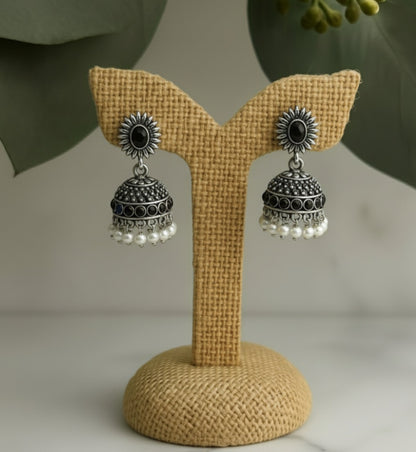 Oxidised Earrings E169