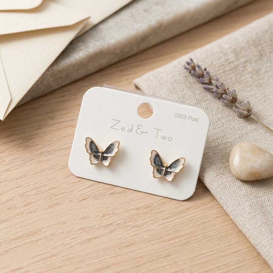 Butterfly Cartilage Stud Earring E1093